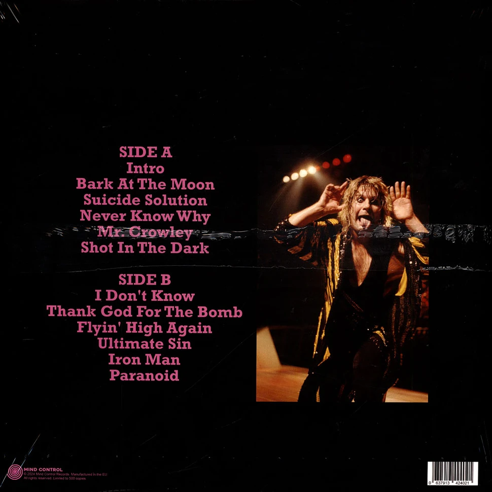 Ozzy Osbourne - A Nameless Grave: Live At Kemper Arena Kansas City 1986