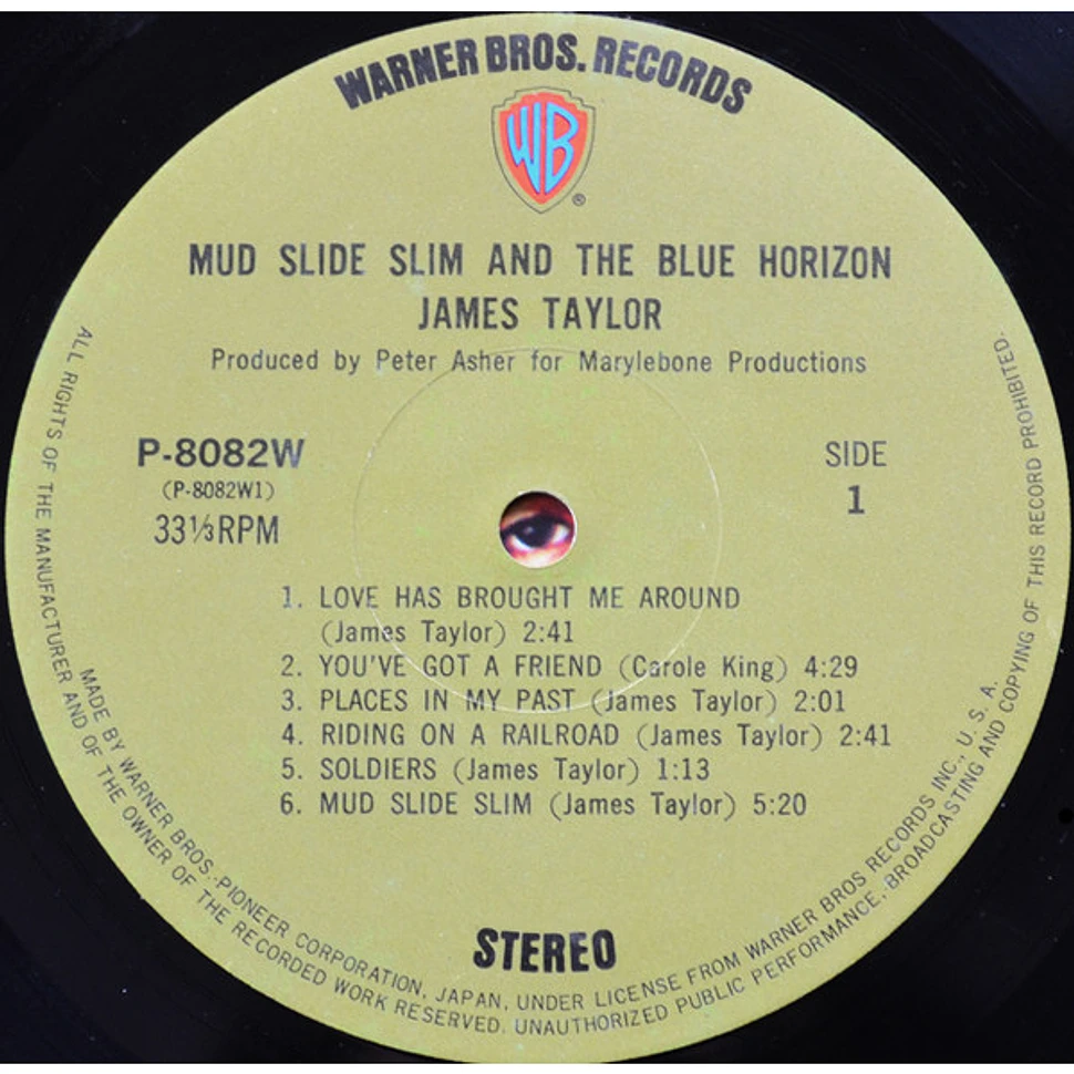 James Taylor - Mud Slide Slim And The Blue Horizon