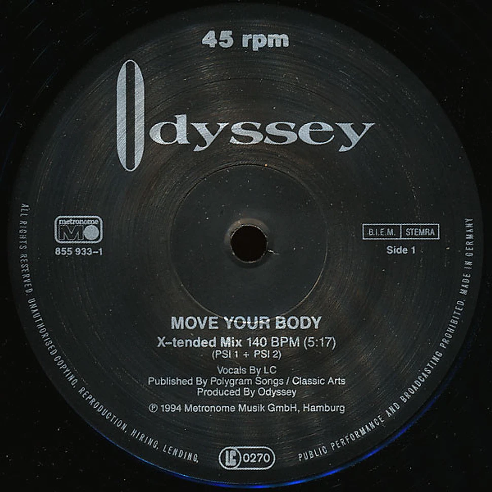 Odyssey - Move Your Body