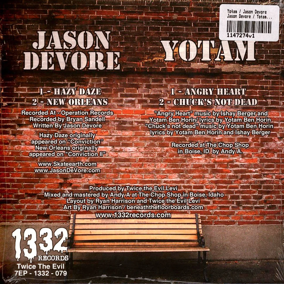 Yotam / Jason Devore - Jason Devore / Yotam Red Vinyl Edition
