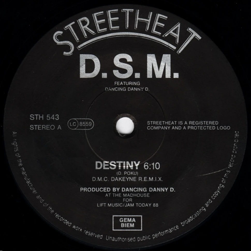 DSM - Destiny (The DMC Remixes)