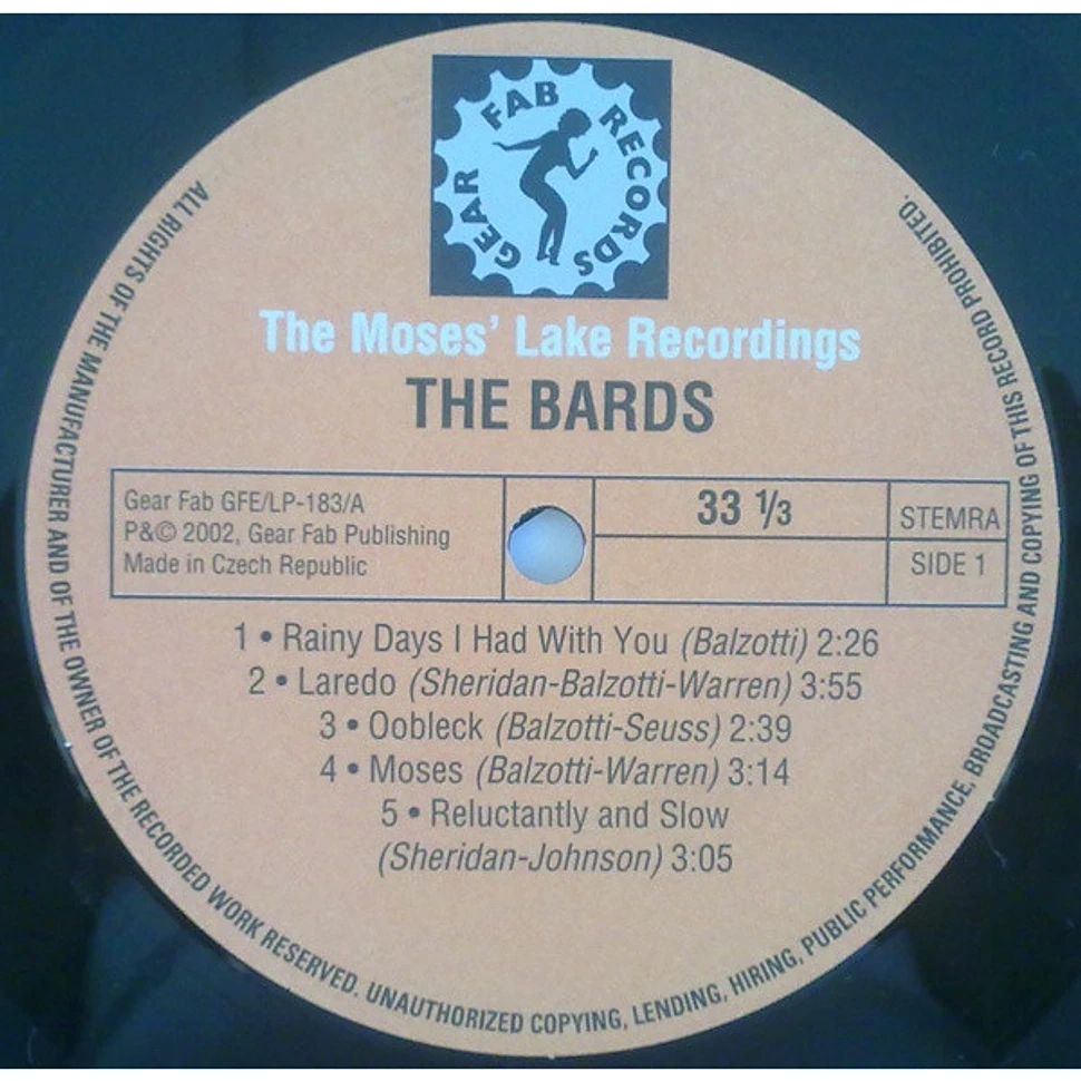 The Bards - The Moses' Lake Recordings