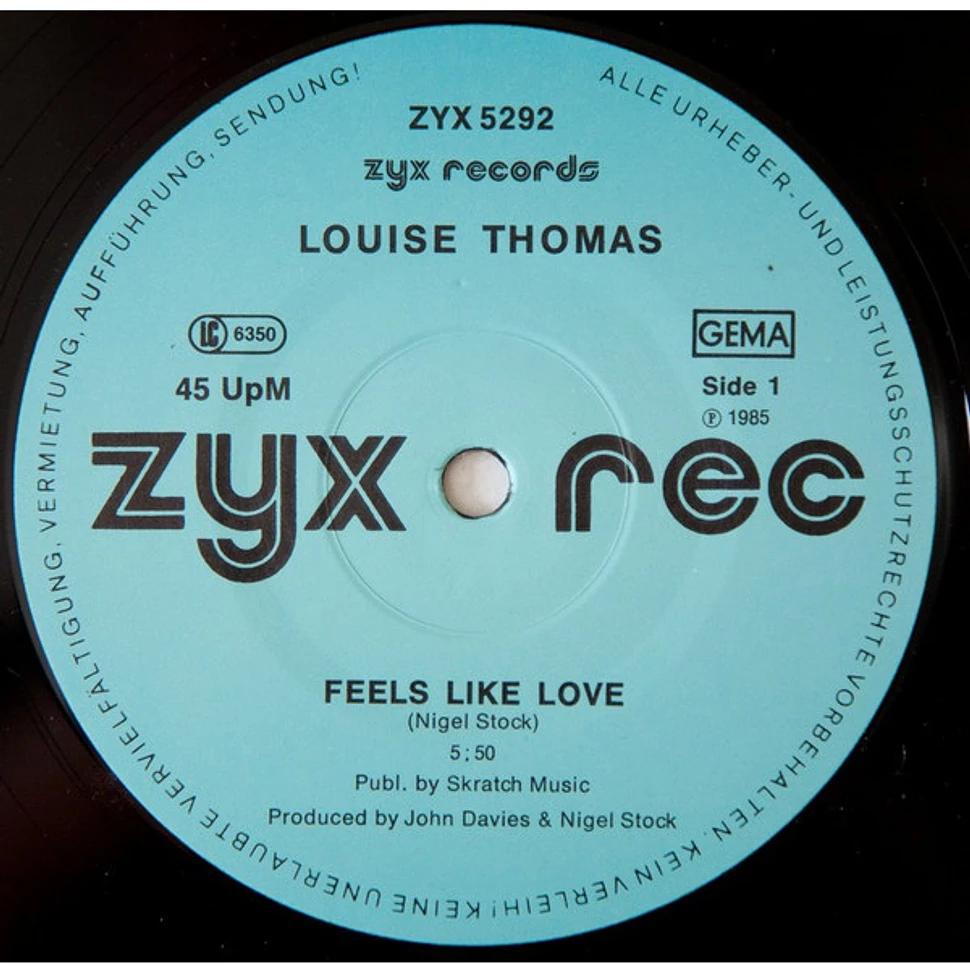 Louise Thomas - Feels Like Love