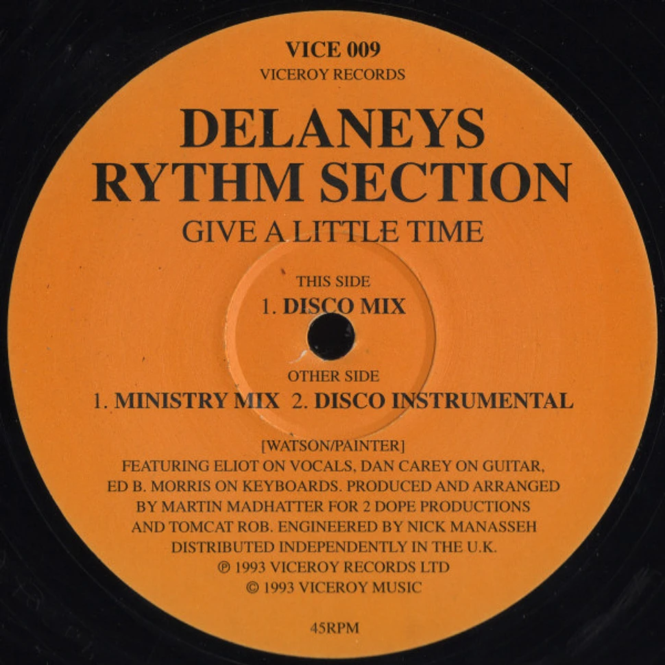 Delaney's Rhythm Section - Give A Little Time