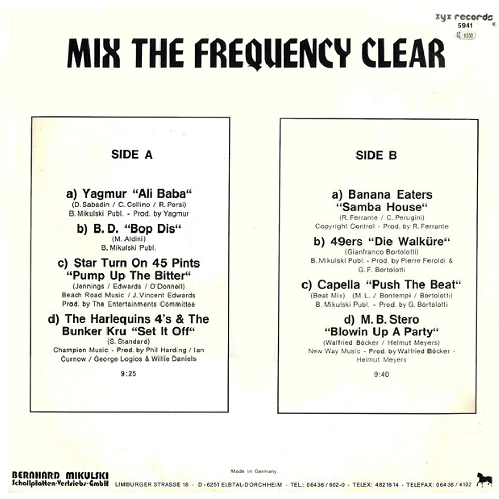 V.A. - Mix The Frequency Clear