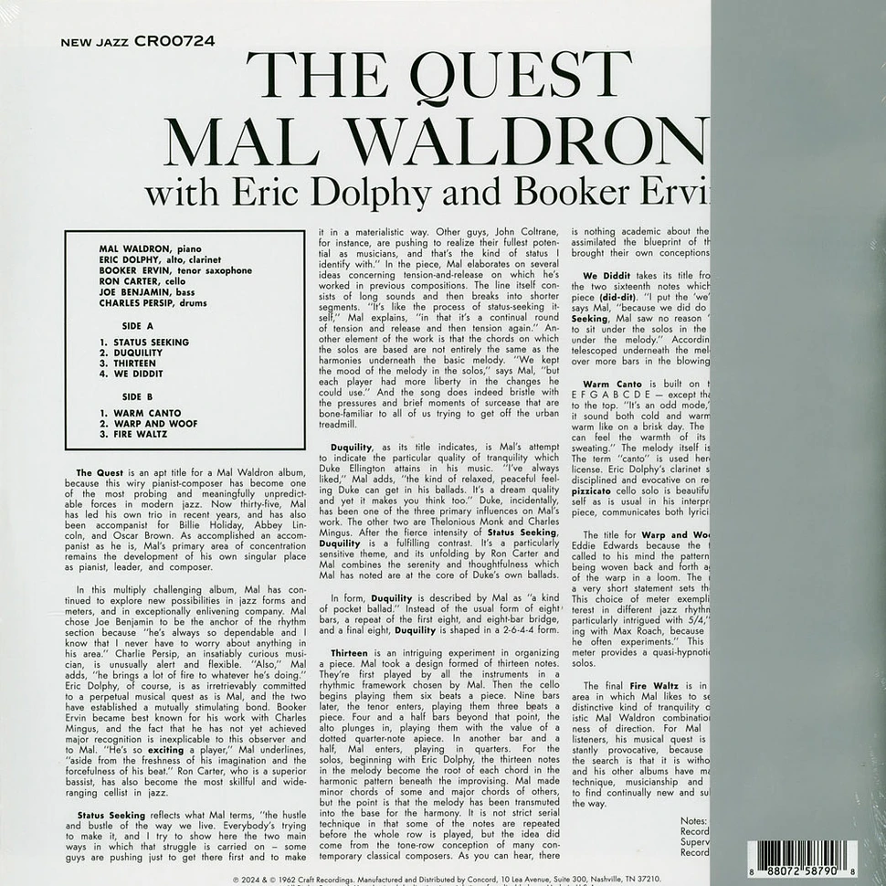 Mal Waldron - The Quest Limited Ojc. Series