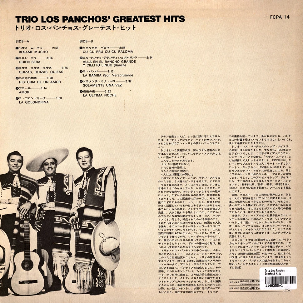 Trio Los Panchos - Greatest Hits