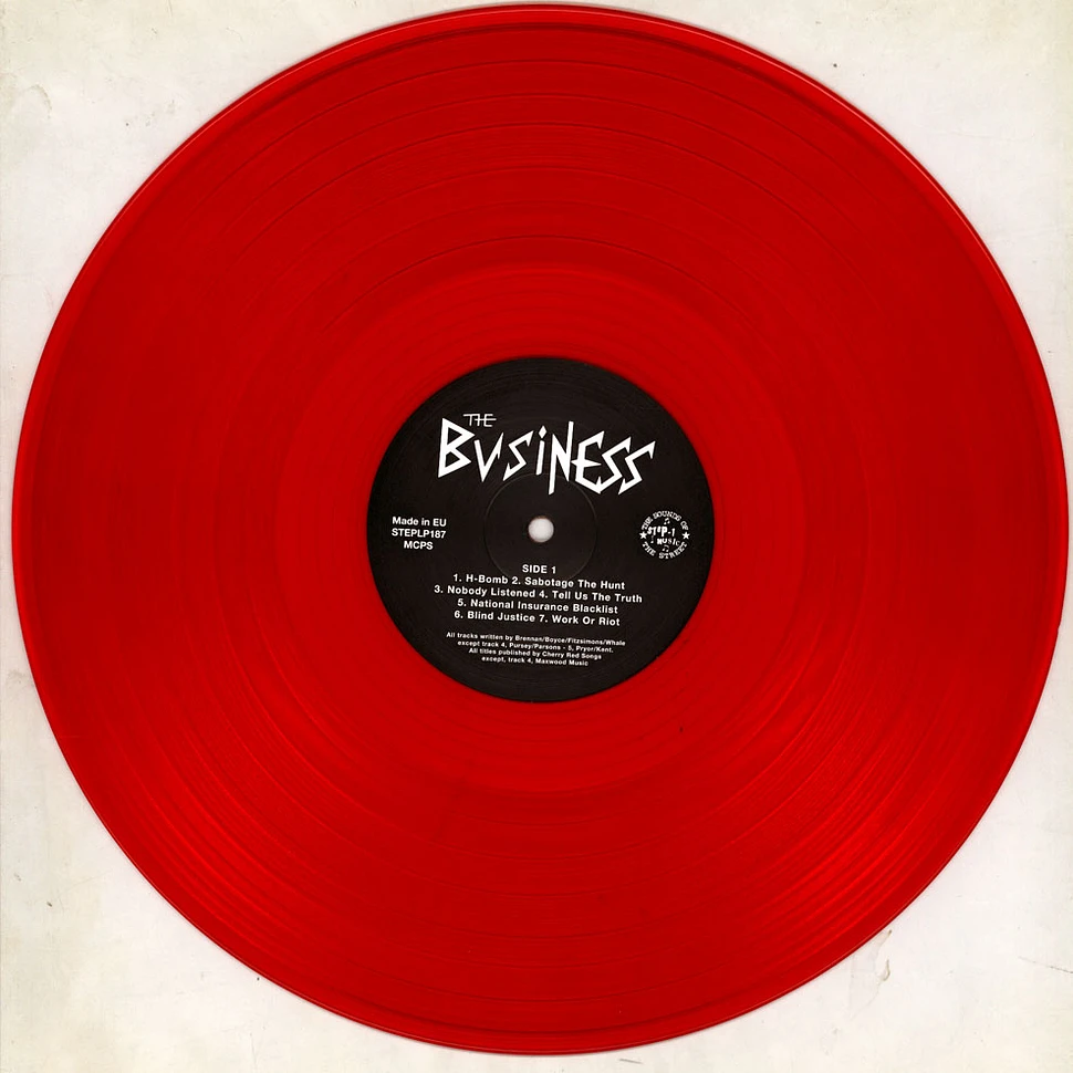 The Business - Smash The Discos Red Vinyl Edtion