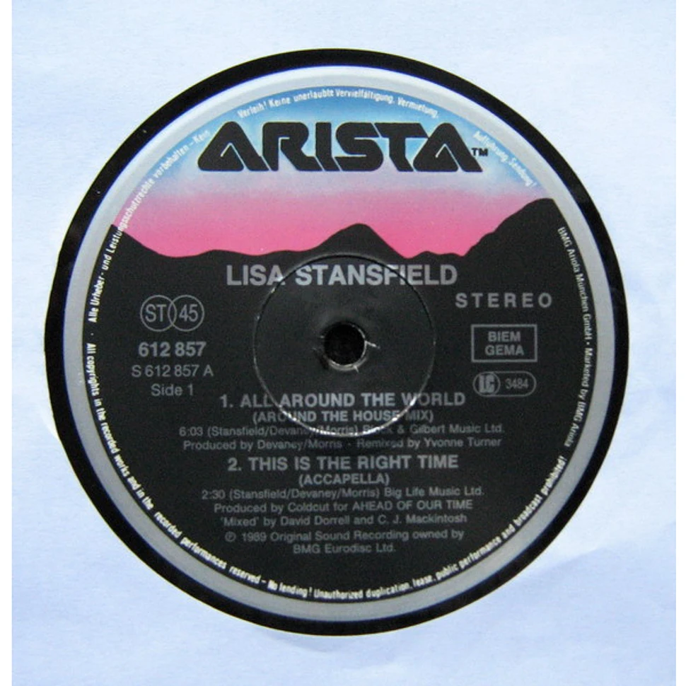 Lisa Stansfield - All Around The World (Around The House Mix)