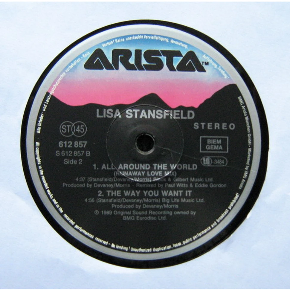 Lisa Stansfield - All Around The World (Around The House Mix)