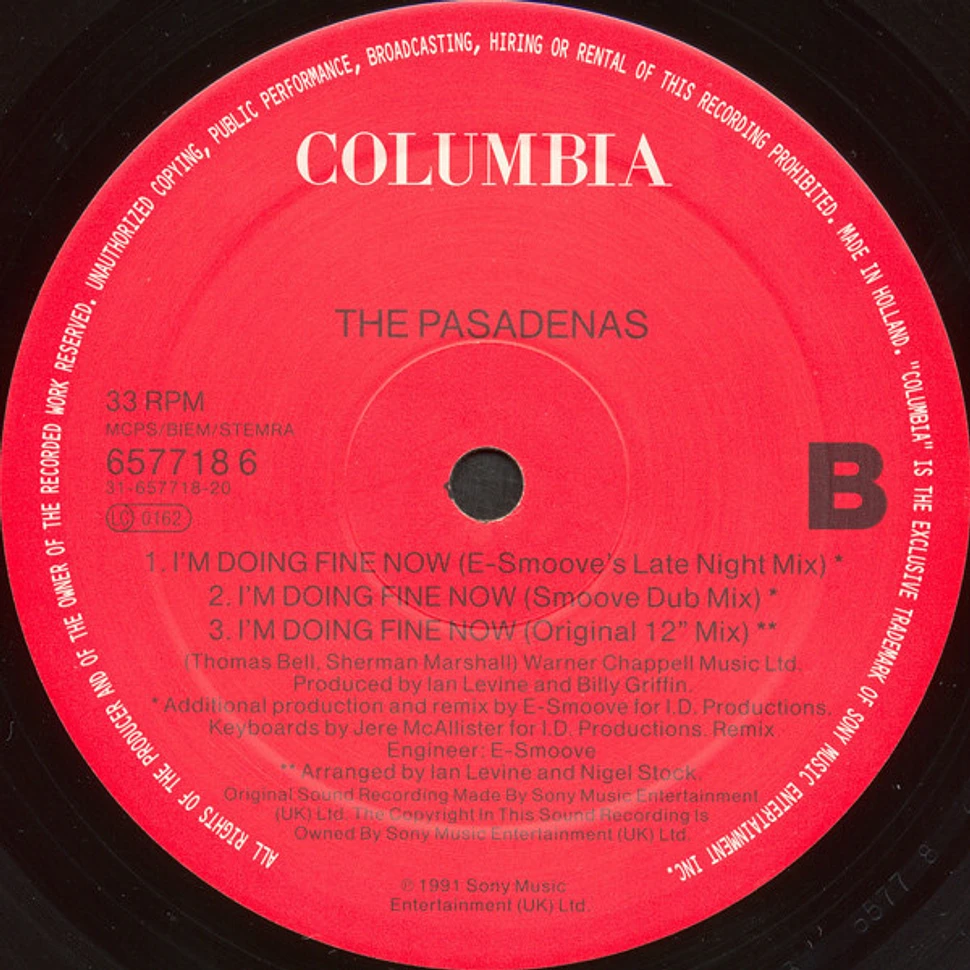 The Pasadenas - I'm Doing Fine Now