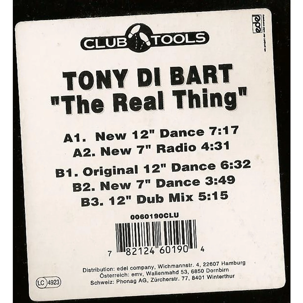 Tony Di Bart - The Real Thing