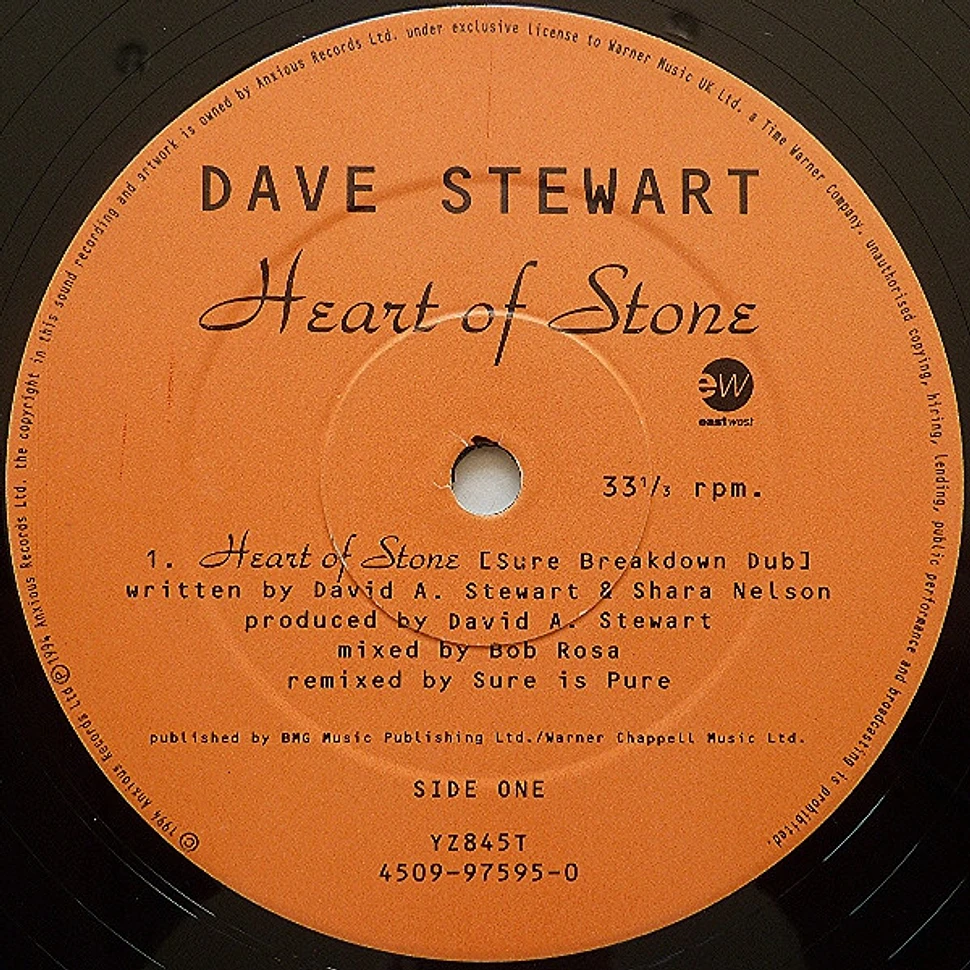 David A. Stewart - Heart Of Stone (The 'Sure Is Pure' Remixes)