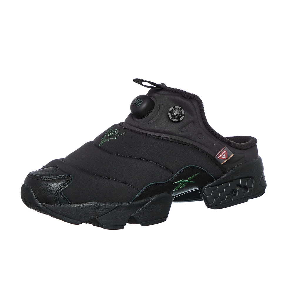Reebok x South2 West8 - Instapump Fury Mule (Black / Black / Green