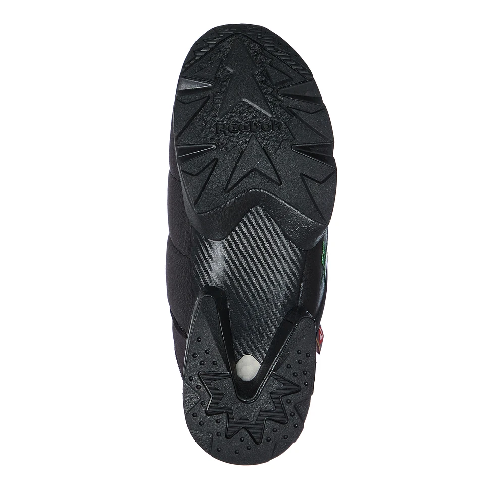 Reebok x South2 West8 - Instapump Fury Mule (Black / Black / Green