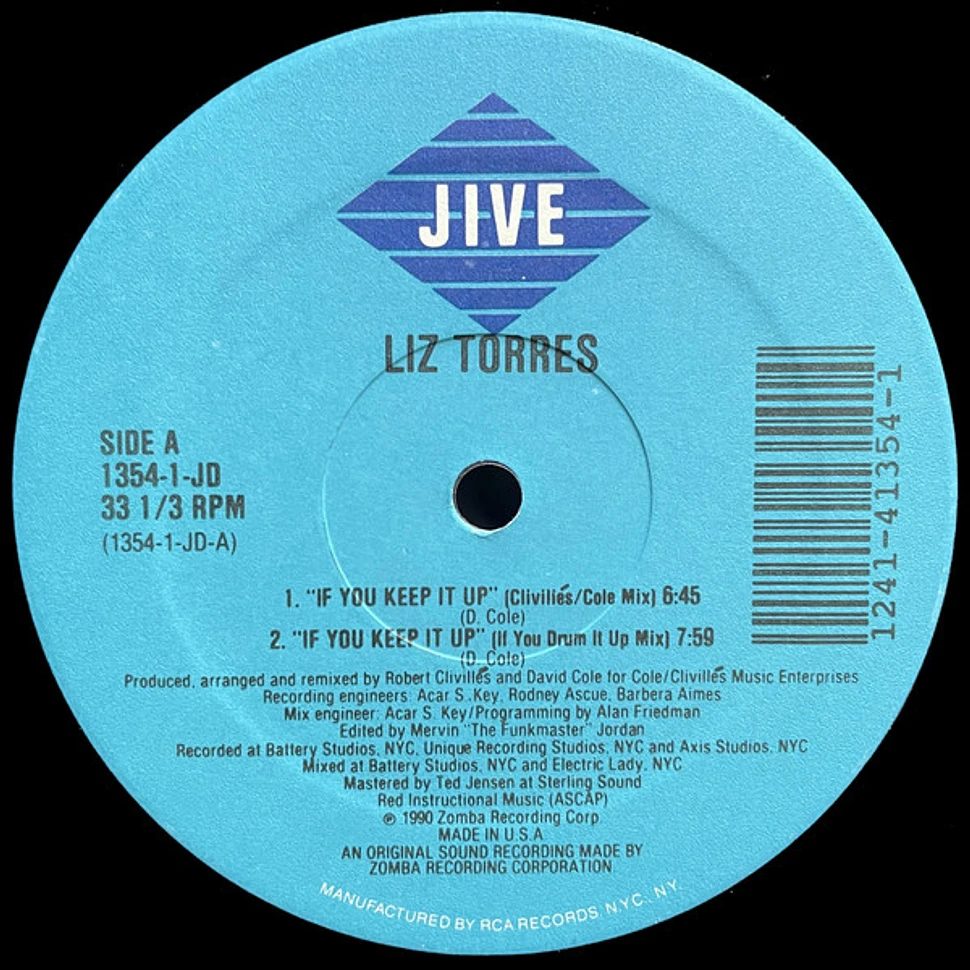 Liz Torres - If U Keep It Up
