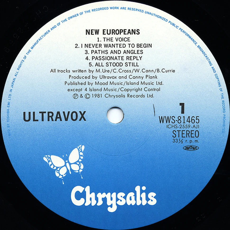 Ultravox - New Europeans