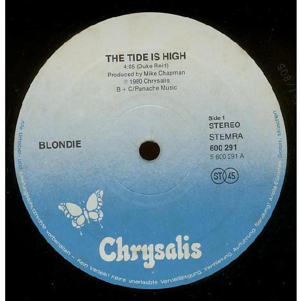 Blondie - The Tide Is High