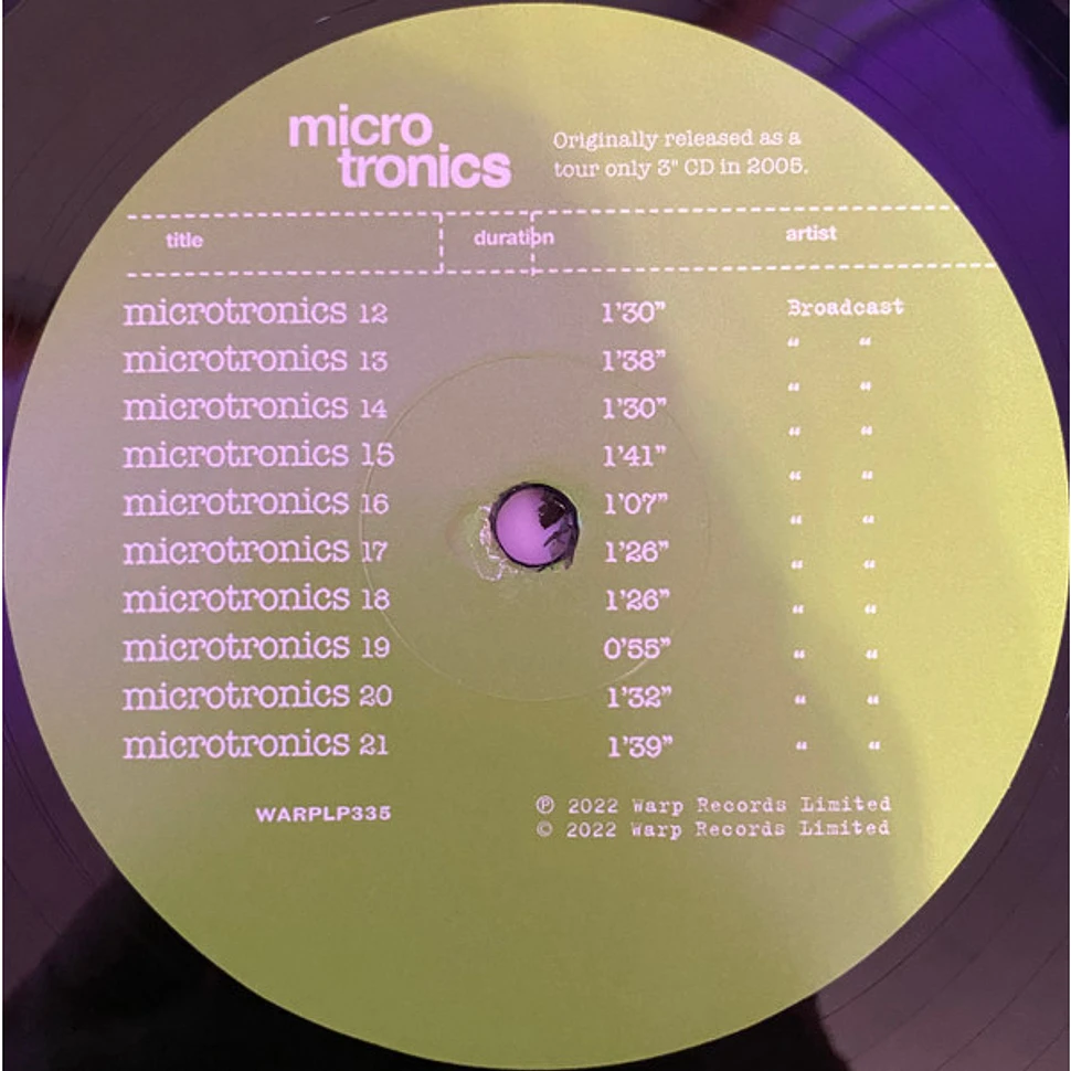 Broadcast - Microtronics - Volumes 1 & 2