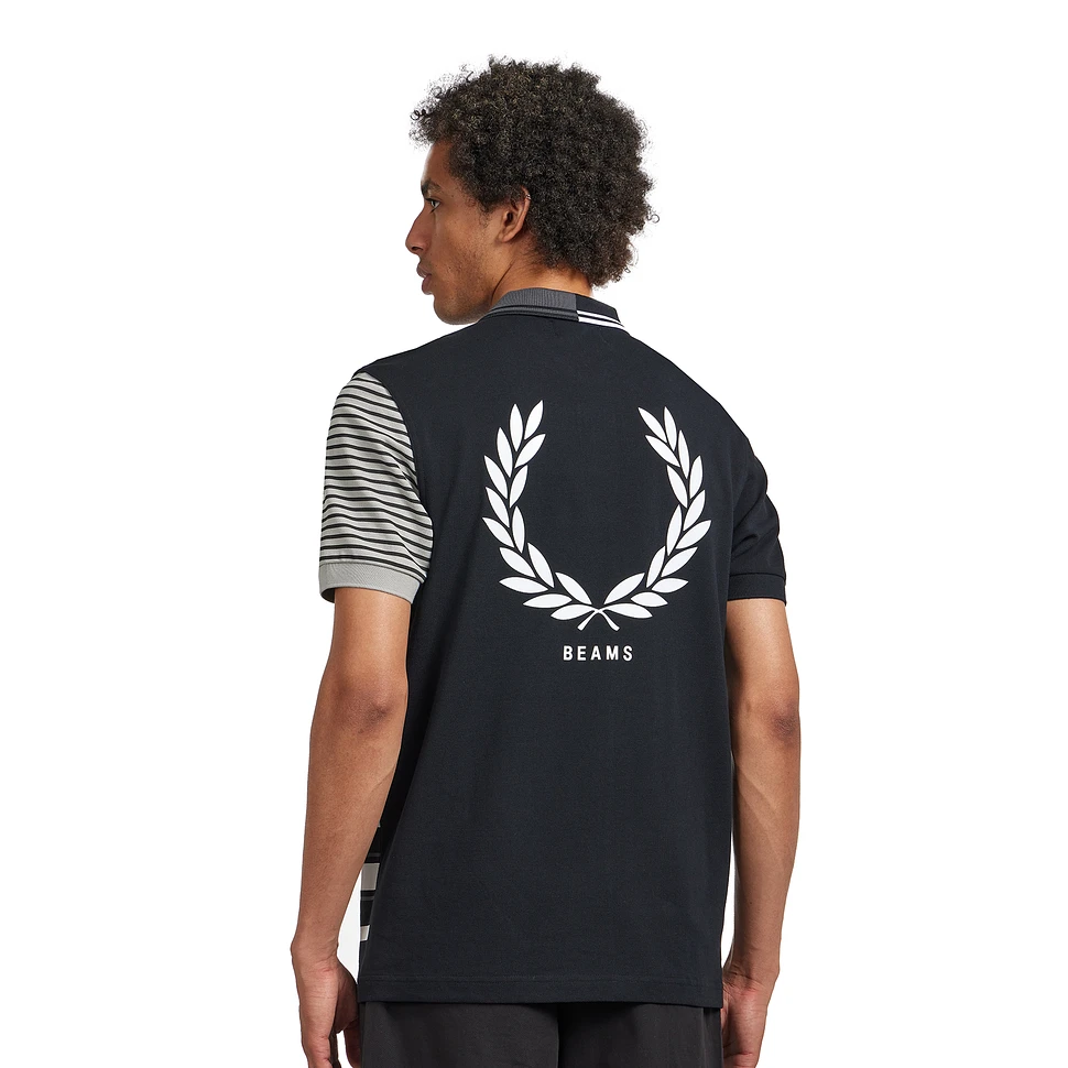 Fred Perry x Beams - Beams Striped Panel FP Shirt