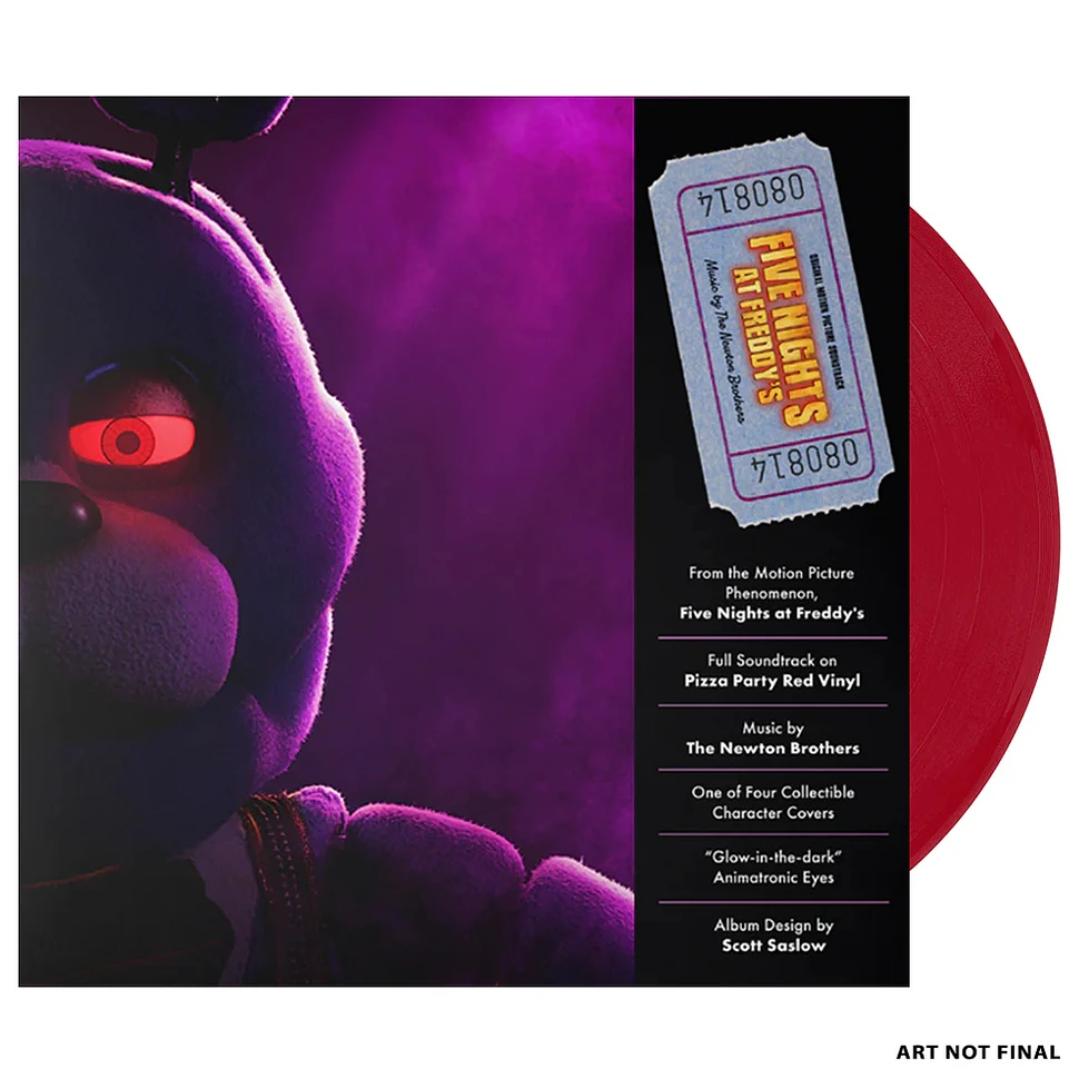 The Newton Brothers - OST Five Nights At Freddy's Red Vinyl Edition