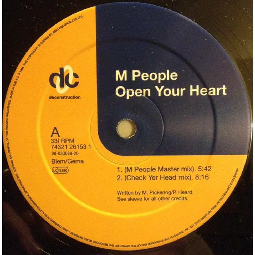 M People - Open Your Heart