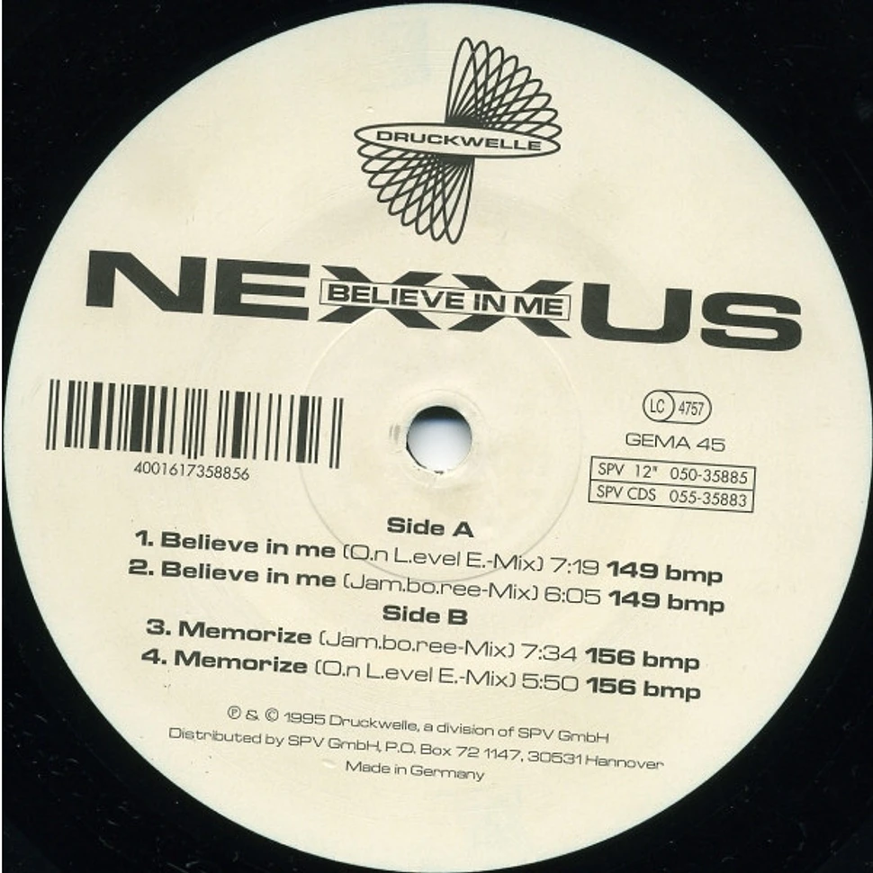 Nexxus - Believe In Me