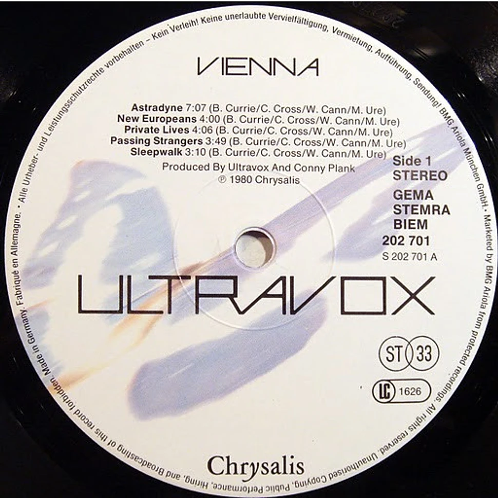 Ultravox - Vienna