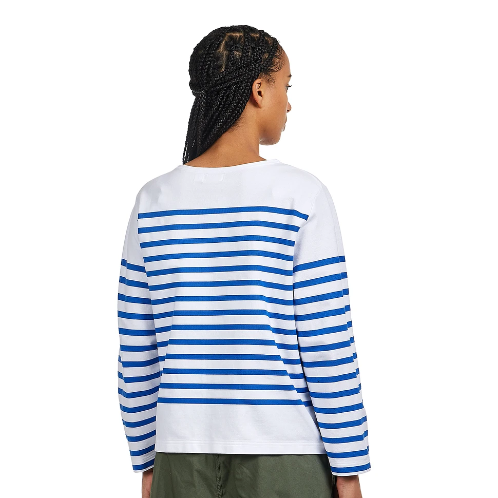 Beams Boy - Naval Border Big Boat Neck Longsleeve