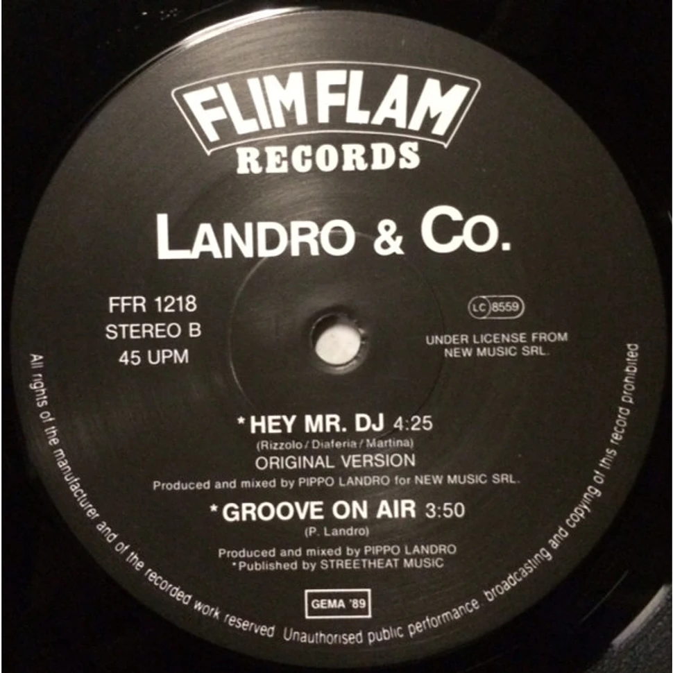 L.A.N.D.R.O. & Co. - Hey Mr. D.J.