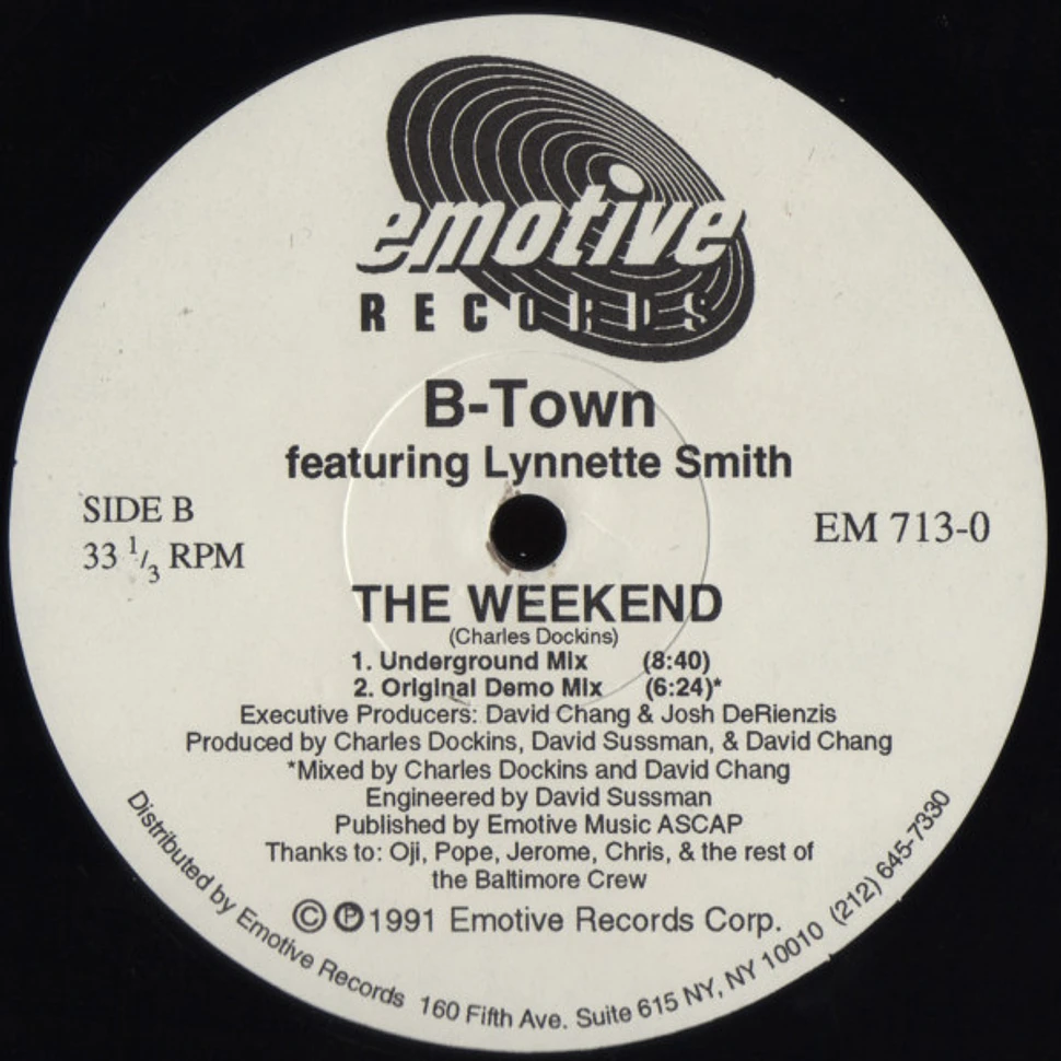 B-Town Featuring Lynette Smith - The Weekend