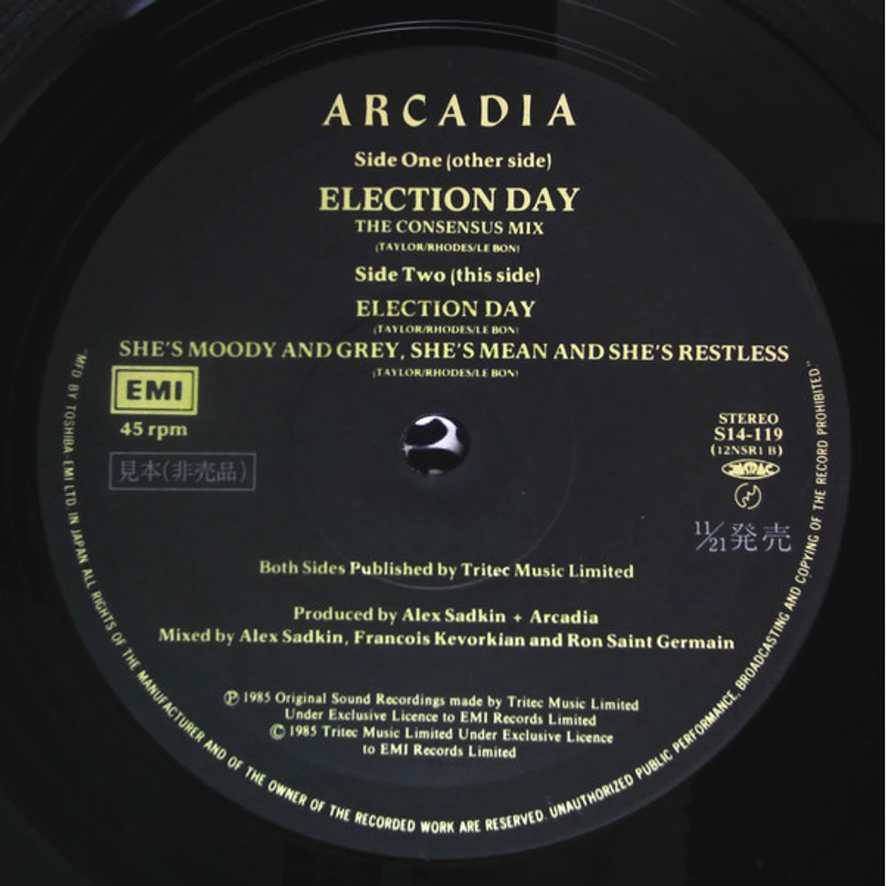 Arcadia - Election Day (The Consensus Mix)