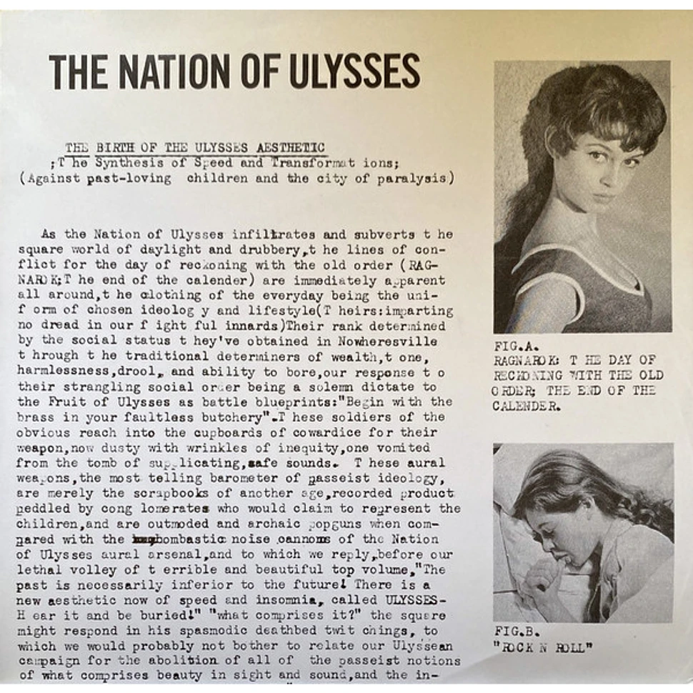 The Nation Of Ulysses - The Birth Of The Ulysses Aesthetic (The Synthesis Of Speed And Transformation)