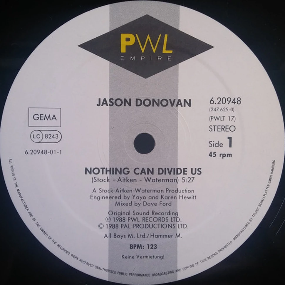 Jason Donovan - Nothing Can Divide Us