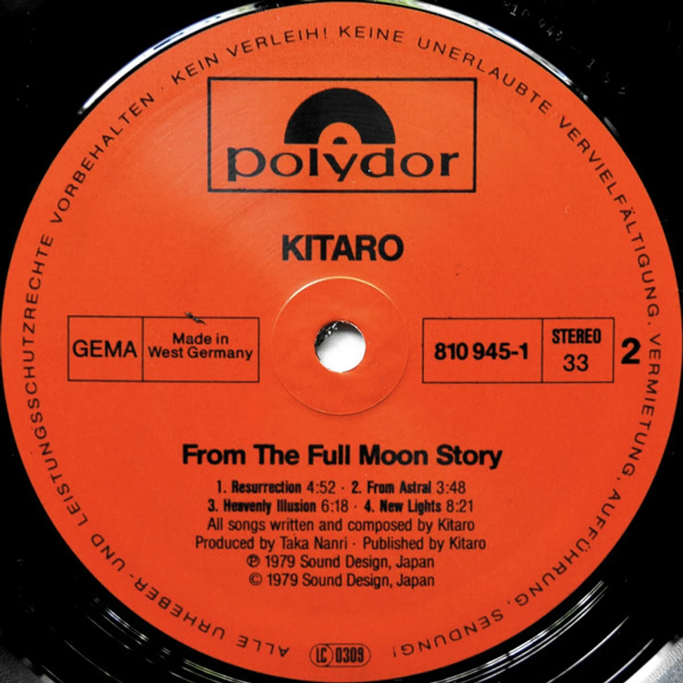 Kitaro - From The Full Moon Story