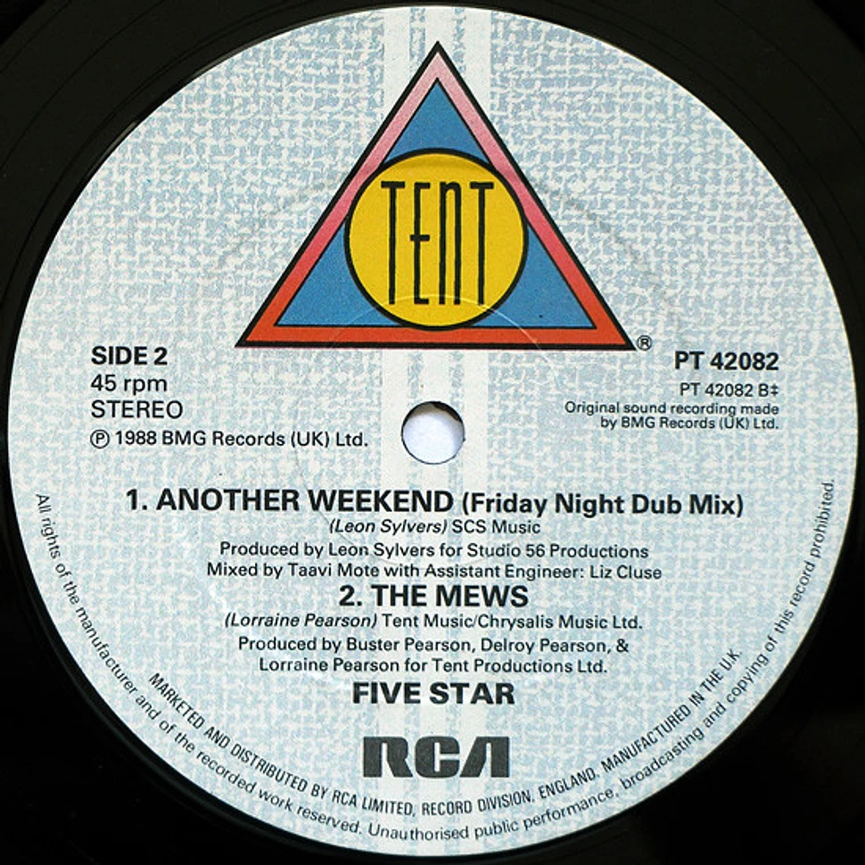 Five Star - Another Weekend (Friday Night Mixes)