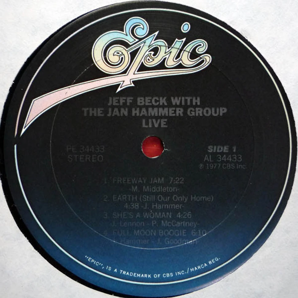 Jeff Beck With The Jan Hammer Group - Live