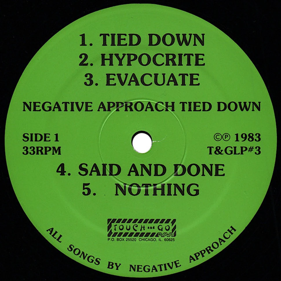 Negative Approach - Tied Down