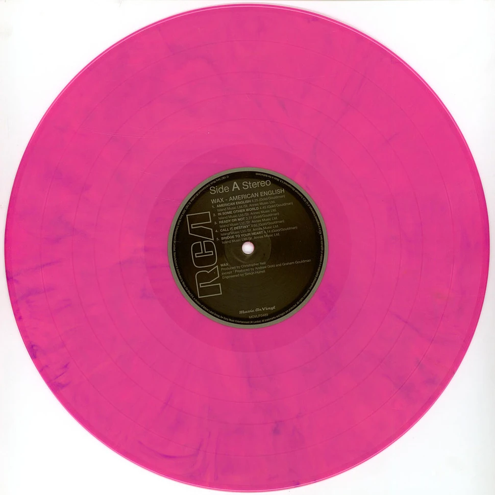 Wax - American English Pink & Purple Marbled Vinyl - Vinyl LP