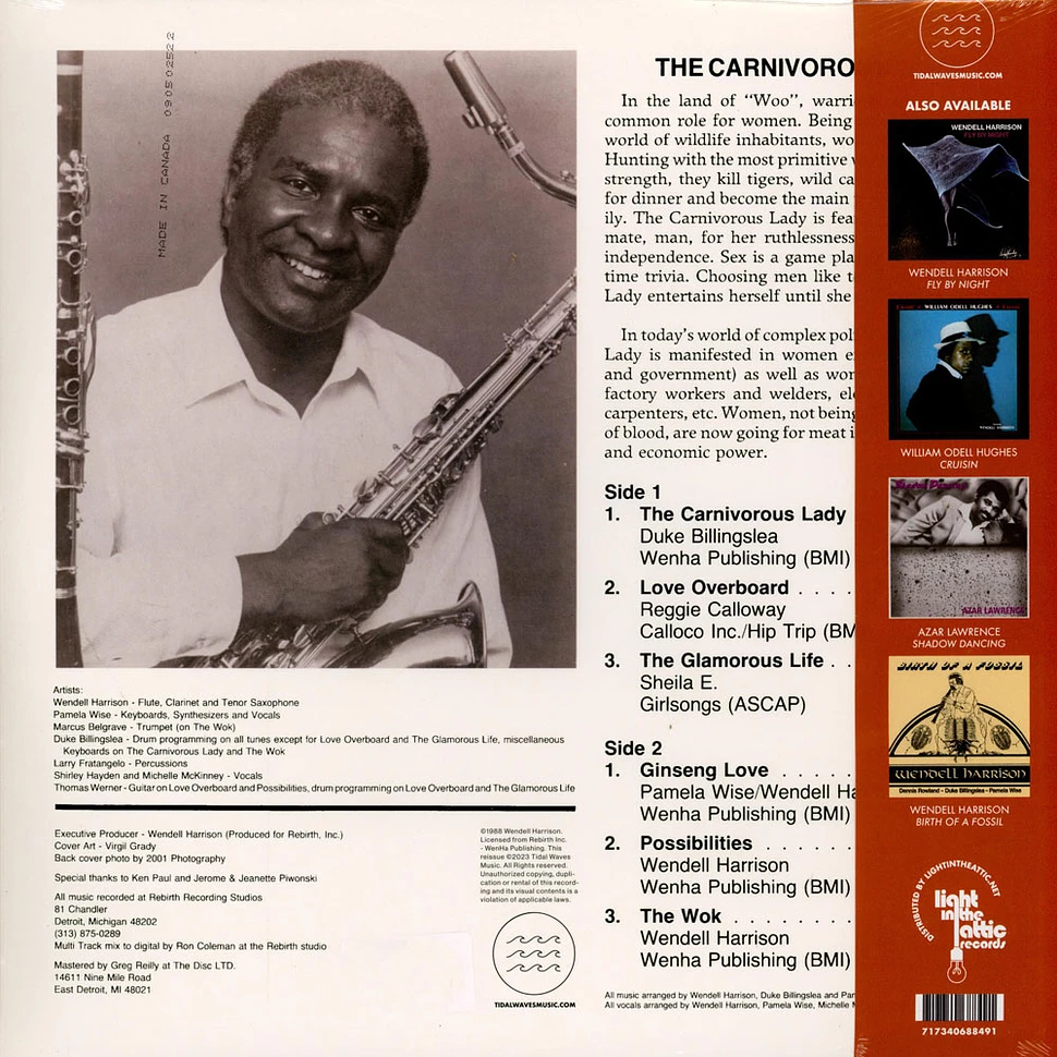 Wendell Harrison - The Carnivorous Lady