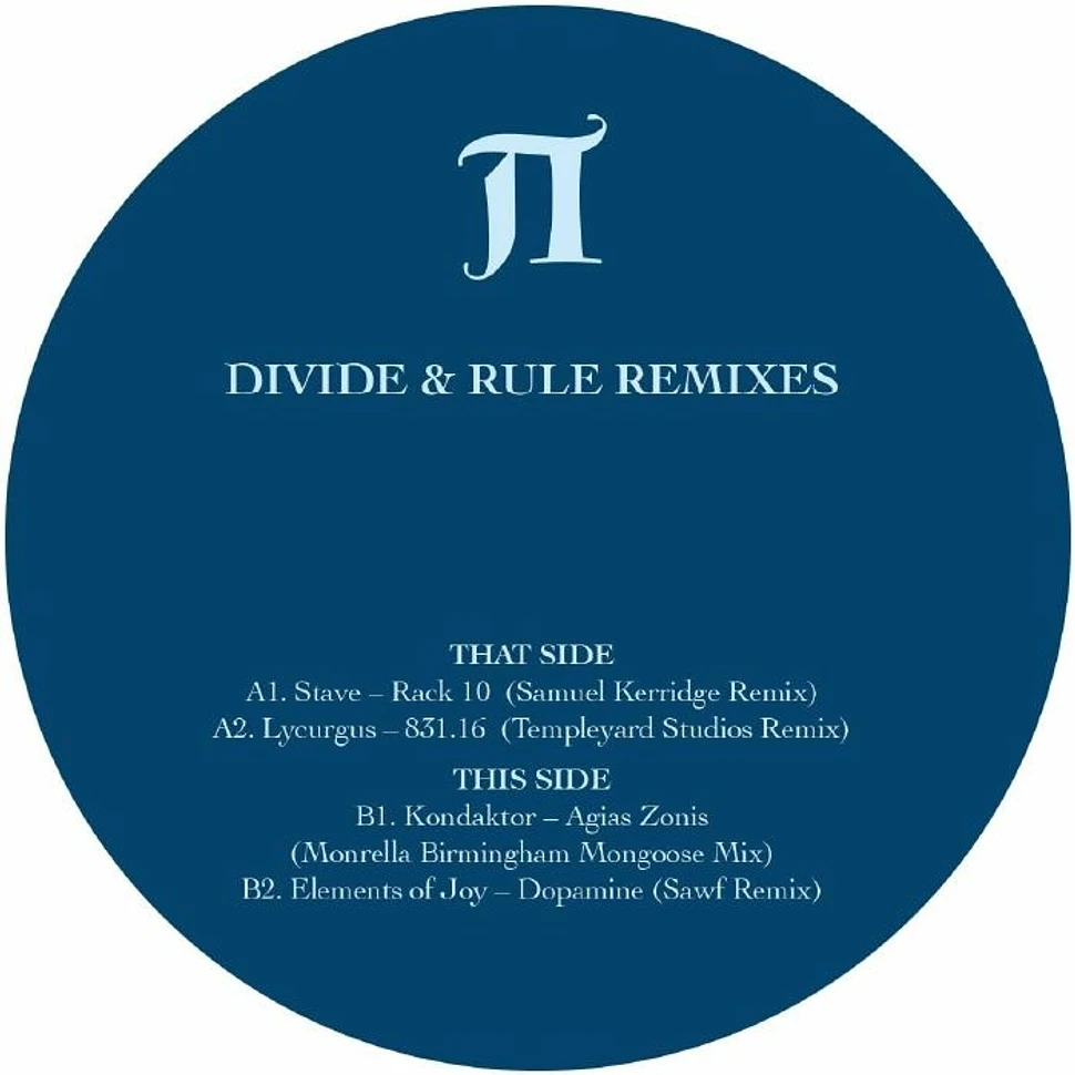 V.A. - Divide & Rule Remixes