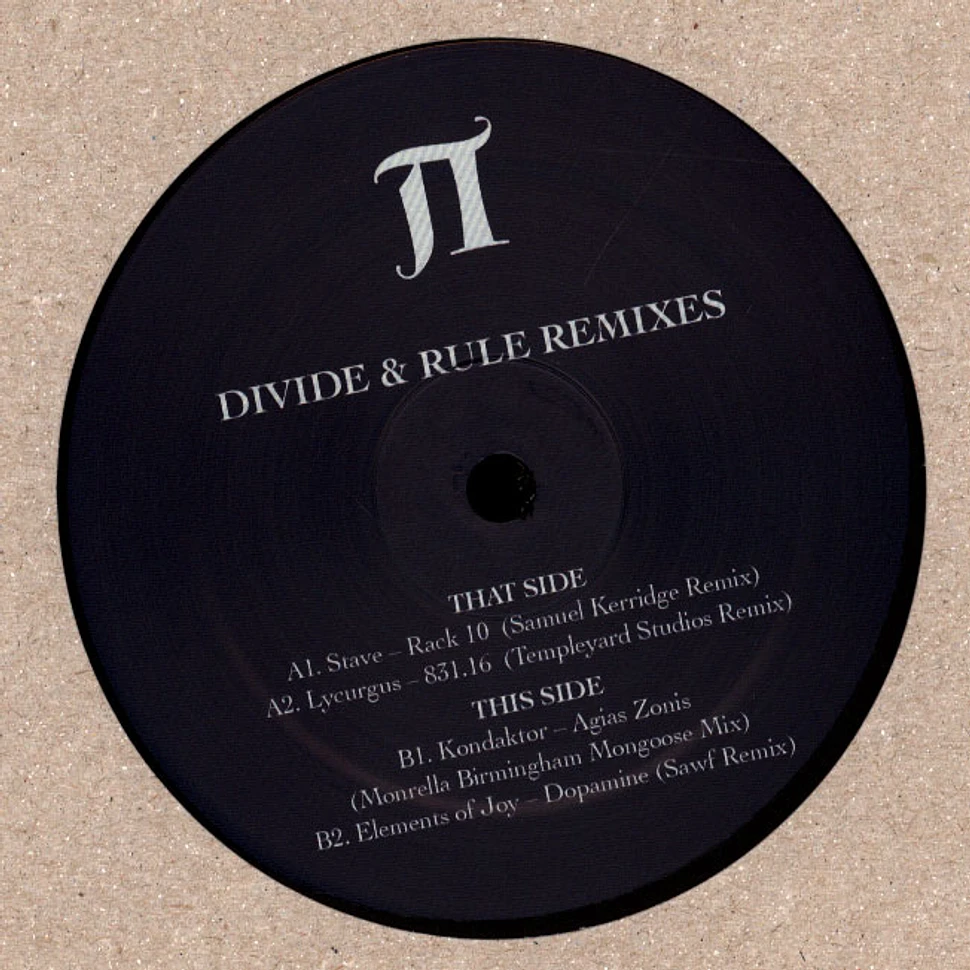 V.A. - Divide & Rule Remixes