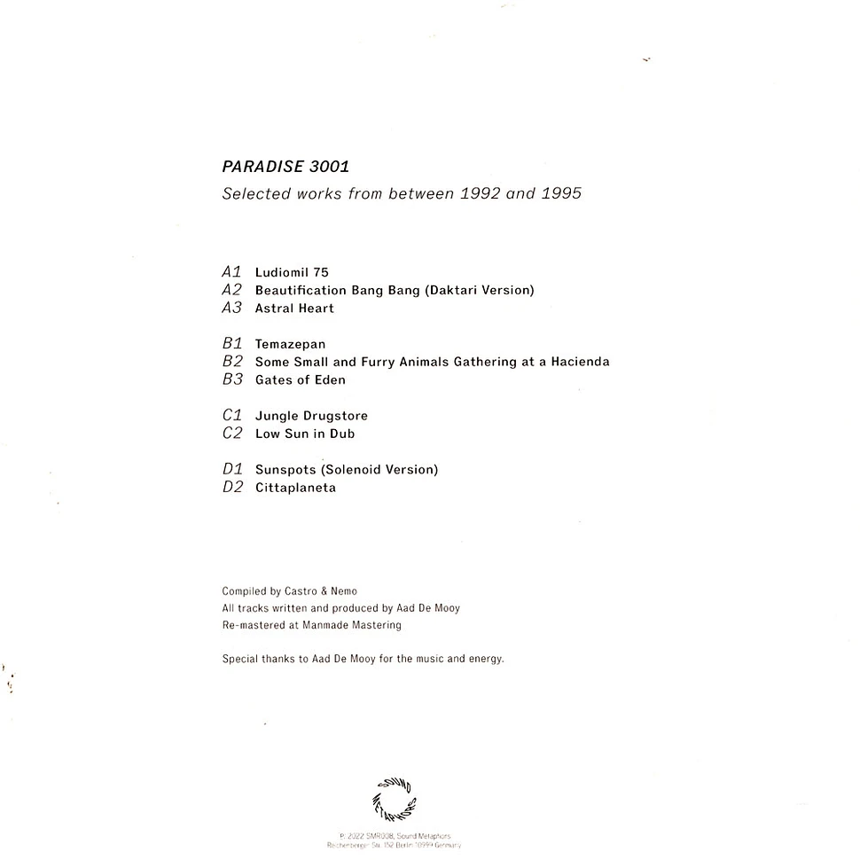 Paradise 3001 - Selected Works From Between 1992 And 1995