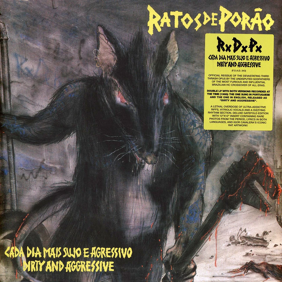 Ratos De Porão - C.D.M.S.E.A. / Dirty And Aggressive Black Vinyl Edition