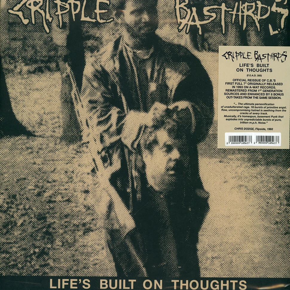 Cripple Bastards - Life's Built On Thoughts (Expanded) Black Vinyl Edition