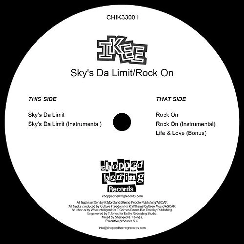 Ikee - Sky's Da Limit / Rock On Green Vinyl Edition