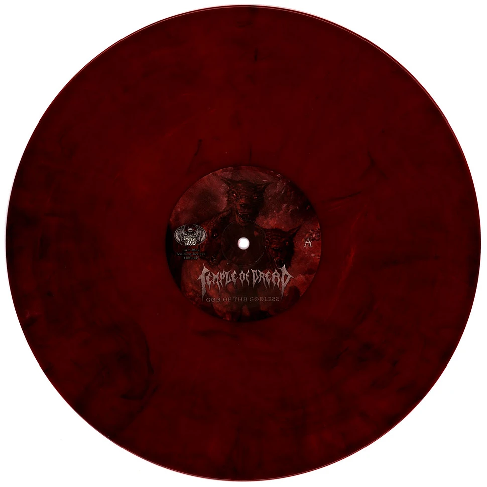 Temple Of Dread - God Of The Godless Red / White / Black Vinyl Edition