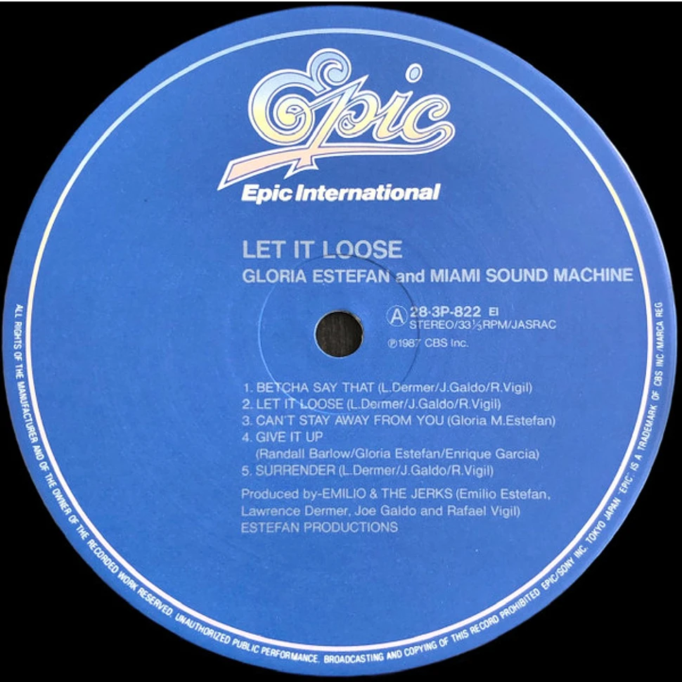 Miami Sound Machine - Let It Loose