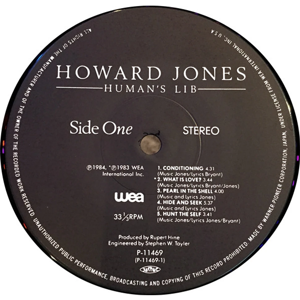 Howard Jones - Human's Lib