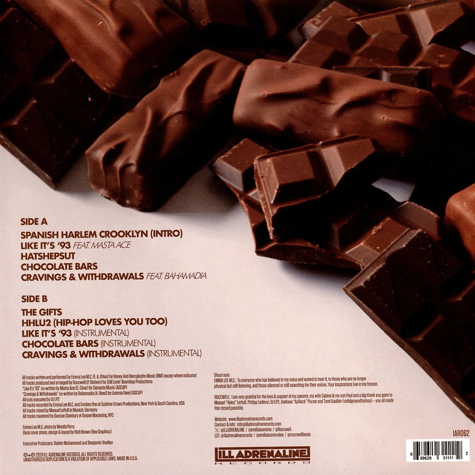 Emma Lee M.C. & Roccwell - Chocolate Bars HHV Exclusive Brown Vinyl Edition